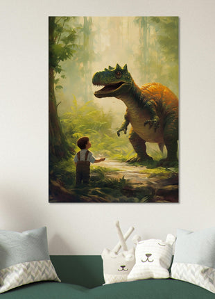 Dino & barn plakat