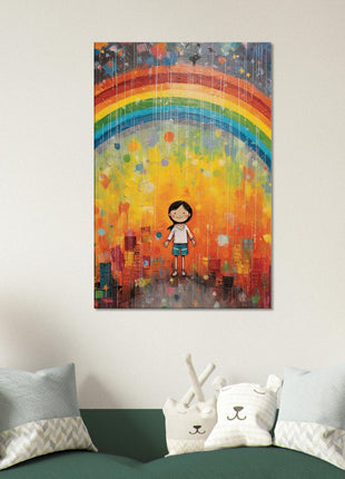 Regenbogen-Kinderplakat