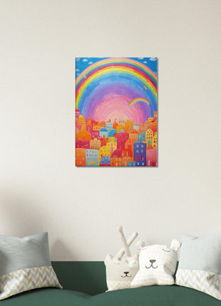 Rainbow city poster