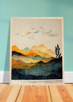 Abstract Landscape Poster