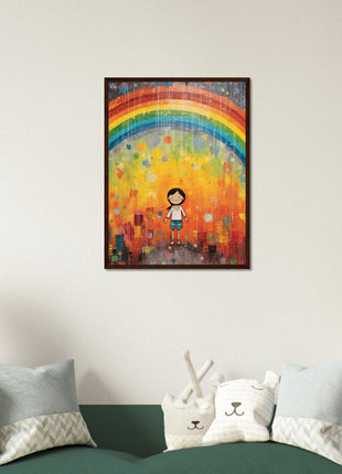 Regenbogen-Kinderplakat