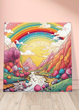 Rainbow candyland poster