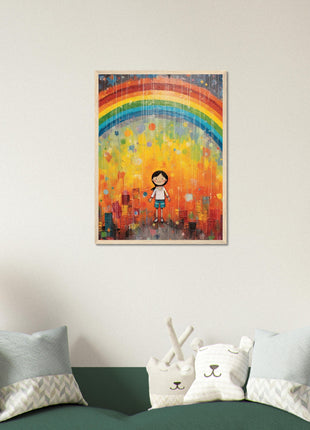 Regenbogen-Kinderplakat