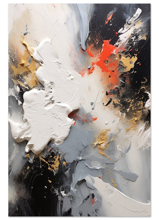 Abstract paint splash poster