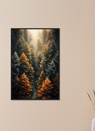 Fall woods  poster