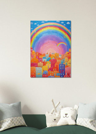 Rainbow city poster