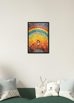 Regenbogen-Kinderplakat