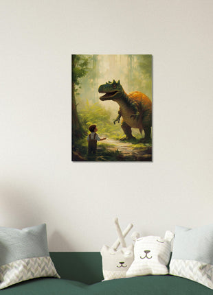 Dino- und Kinderplakat