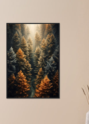 Fall woods  poster