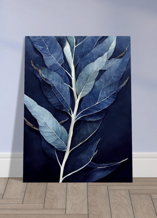 Navy blue branch poster