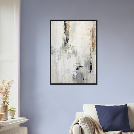 Abstract Calm – Neutral Modern Art Print