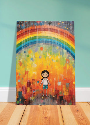 Regenbogen-Kinderplakat