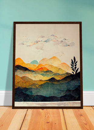 Abstract Landscape Poster