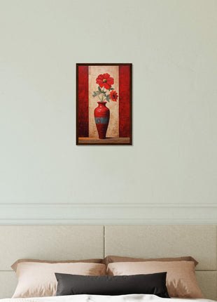 Gorgeous red flowers poster