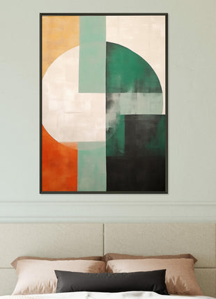 Modern painting poster