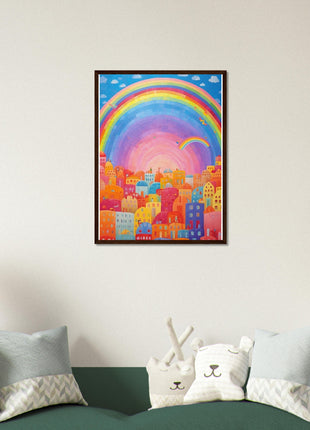 Rainbow city poster