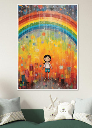 Regenboog kinderposter