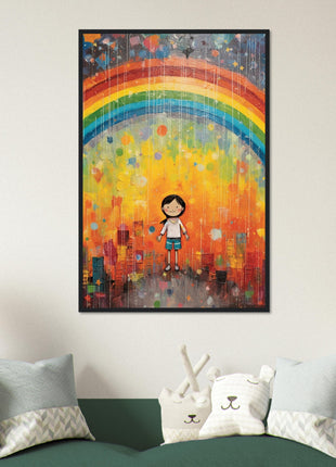 Regenbogen-Kinderplakat