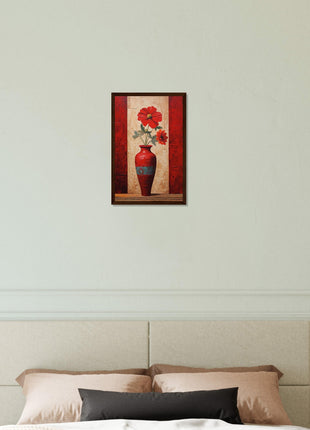 Gorgeous red flowers poster