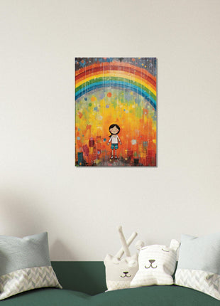 Regenbogen-Kinderplakat