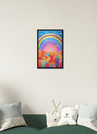 Rainbow city poster