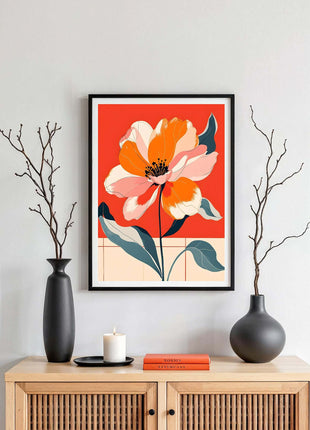 Bold Blooms in Orange