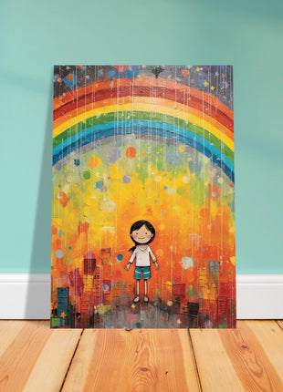 Regenbogen-Kinderplakat