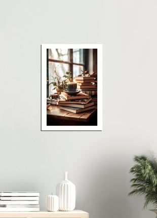 Cozy kitchen coffee poster