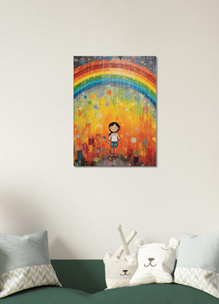 Regenbogen-Kinderplakat