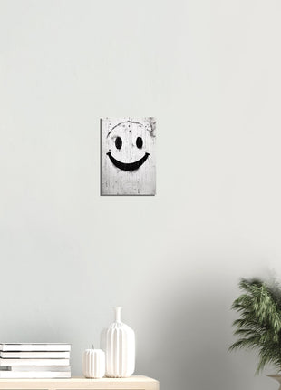 Smiley poster (Black & White wall art)