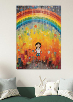 Regenbogen-Kinderplakat