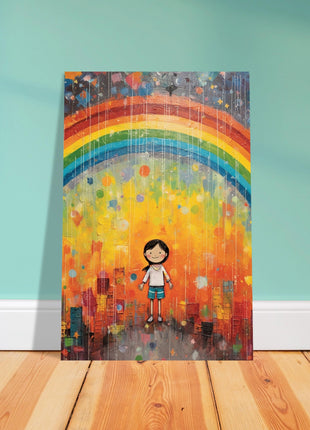 Regenbogen-Kinderplakat