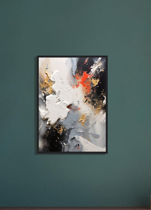 Abstract paint splash poster