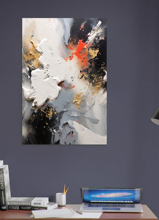 Abstract paint splash poster