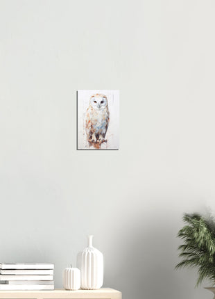 Geomagical Owl Poster : A Captivating Blend of Geometry and Nature