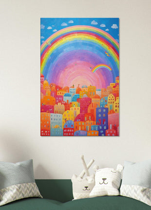 Rainbow city poster