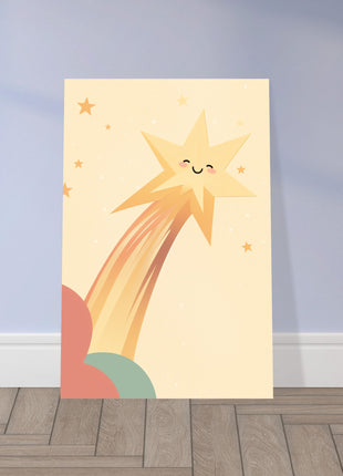 Twinkle shooting star - Childrens room poster