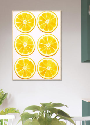 Lemon slices poster