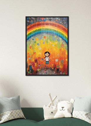 Regenbogen-Kinderplakat