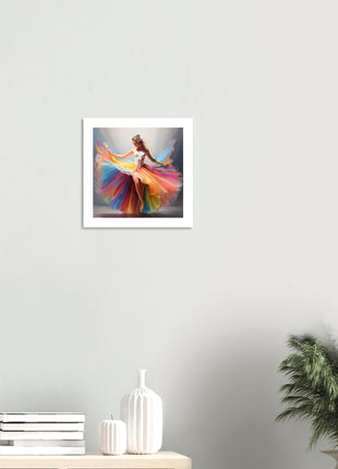 Regenboog danser poster