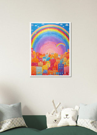 Rainbow city poster