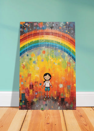 Regenbogen-Kinderplakat