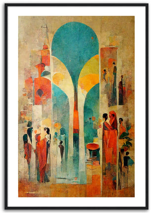 Abstract Boho Poster