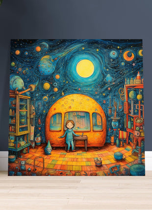 Kids space room poster