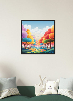 Rainbow land poster