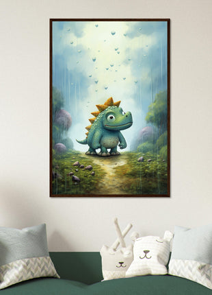 Affiche petit dinosaure