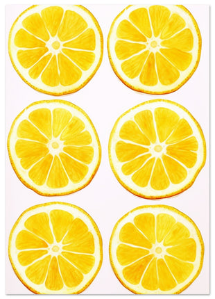 Lemon slices poster