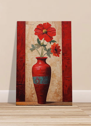 Gorgeous red flowers poster