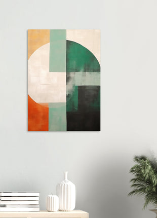 Modern painting poster