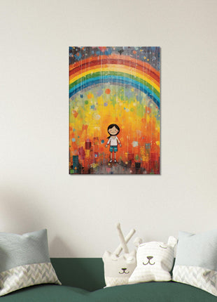 Regenbogen-Kinderplakat